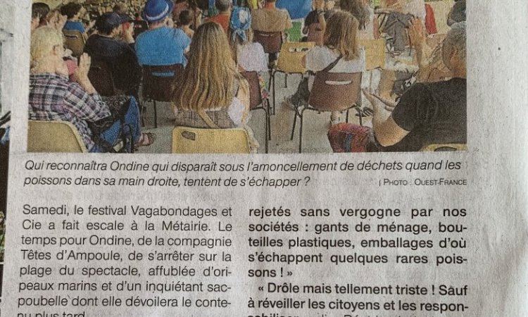 Article Ouest France du 29/05/2023
